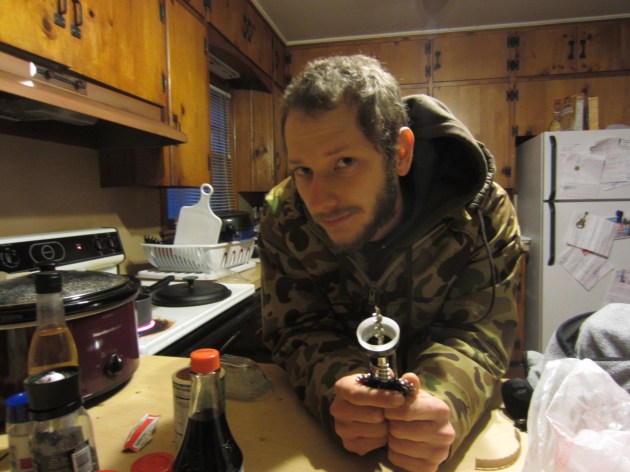 Waiting on laundry at the Brohouse