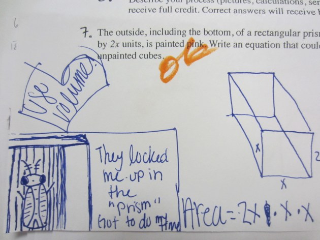 A's awesome prism quiz doodle