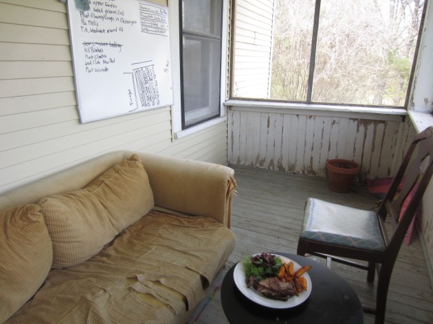 check out the cool garden to-do board Sean hung for us!