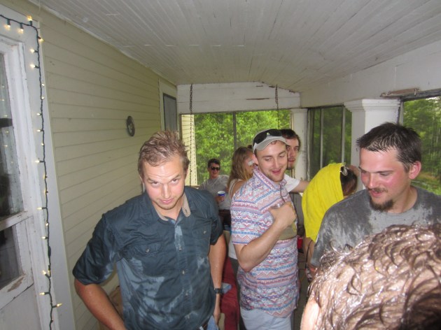 Everyone wound up a little soggy