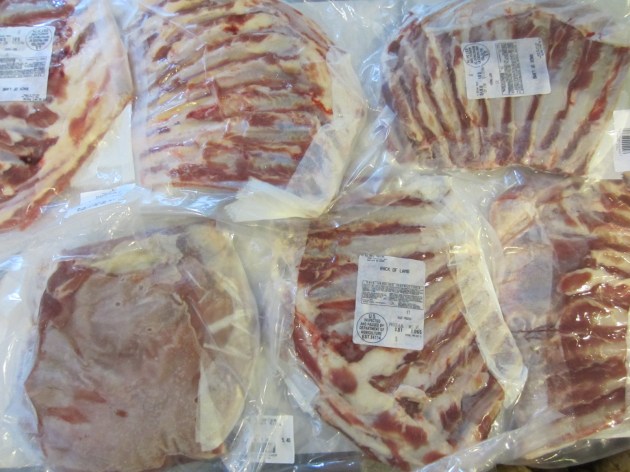 The lamb ribs had to thaw