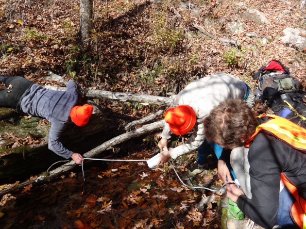 We looked a little smurfy in our bulletproof hats, but our ears were damn warm.