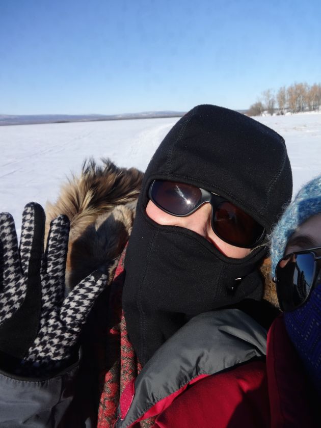 I took only one ridiculous snow-go selfie, but in my defense, I had no gloves and those machines can really fly.