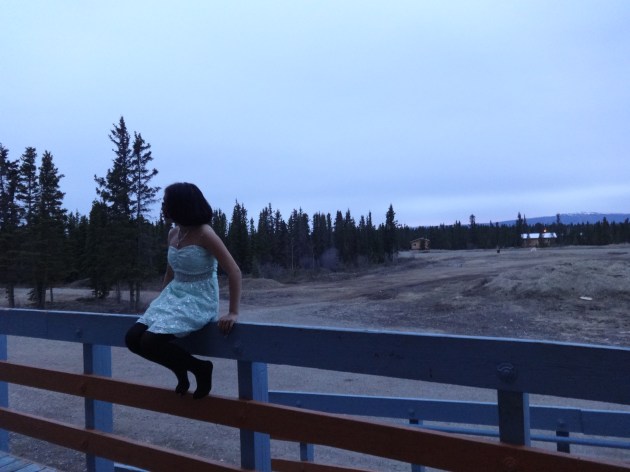 I can show this one off because her face is turned away: it's P in her dress from the Cinderella Project.