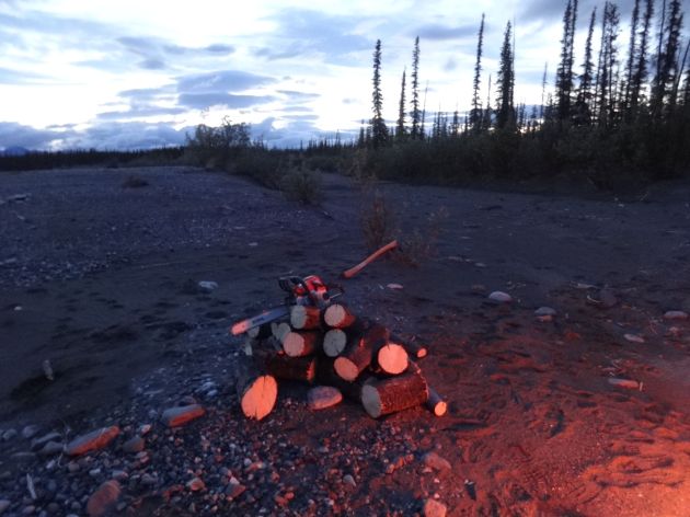 keely's pile of logs